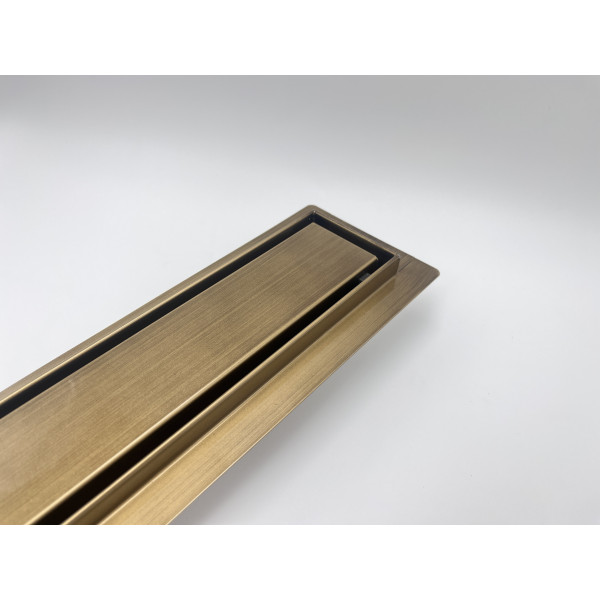 Душевой трап Arianda поворотный/ под плитку 600 мм. Бронза глянец