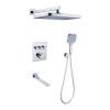 Como Встраиваемый душевой комплект c термостатом на 3 положения, хром TVZ-8803