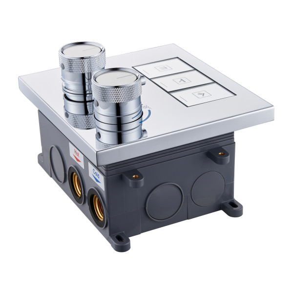 Nemi Встраиваемый душевой комплект c термостатом на 3 положения, хром TVZ-8810