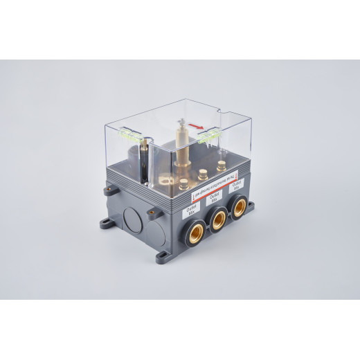 Nemi  Встраиваемый душевой комплект c термостатом на 3 положения, черный TVZ-8811