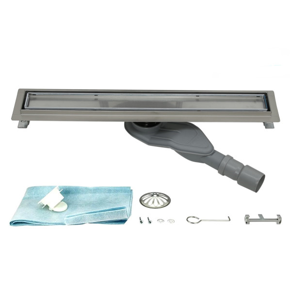 Душевой трап Arianda поворотный/ под плитку 600 мм. Графит