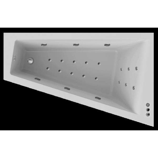 Ванна акриловая Vayer Tessa R 160х100