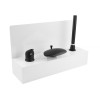 Смеситель на борт ванны VELLA KIT (3 эл.) ASD BLACK