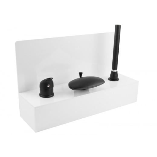 Смеситель на борт ванны VELLA KIT (3 эл.) ASD BLACK