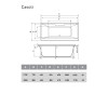 Гидромассажная ванна акриловая Vayer Casoli 170x75