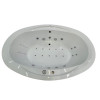 Гидромассажная акриловая ванна Vayer Opal 180x120 хром глянец