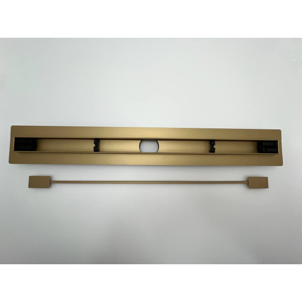 Душевой трап Delgado (SLIM) линейный 600 мм Золото матовое