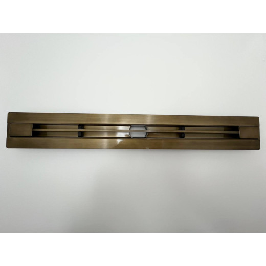 Душевой трап Delgado (SLIM) линейный 800 мм Бронза