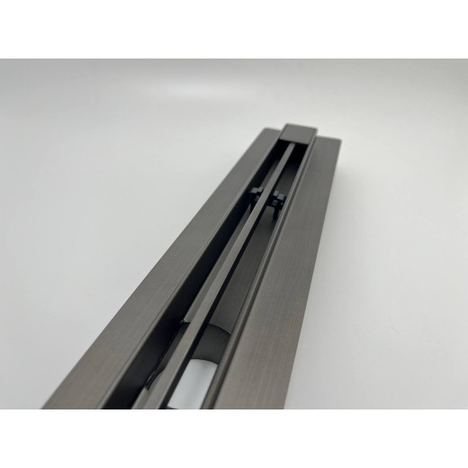Душевой трап Delgado (SLIM) линейный 800 мм Графит