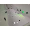 Установка гидромассажной системы в акриловую ванну Riho 180х130 цвет форсунок хром