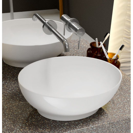 Умывальник Point Сатурн 41 PN43902WM овальный, белый матовый