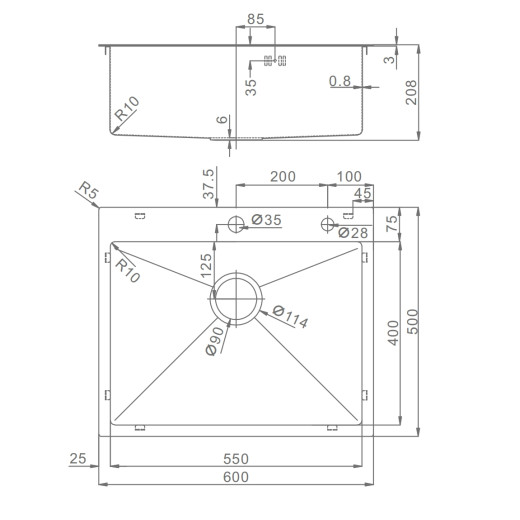 Мойка - профессиональная ручная работа RAGLO R701.6050.05