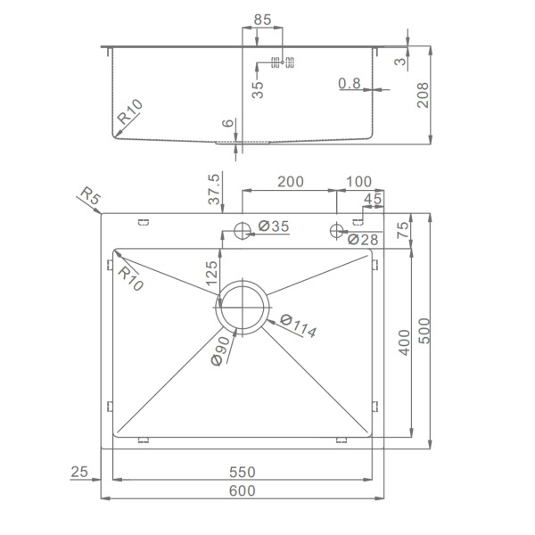 Мойка - профессиональная ручная работа RAGLO R701.6050.05