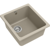 Кухонная мойка RIVELATO BERKANA 35 подст.монтаж 1-чаш 415*455 beige scuro