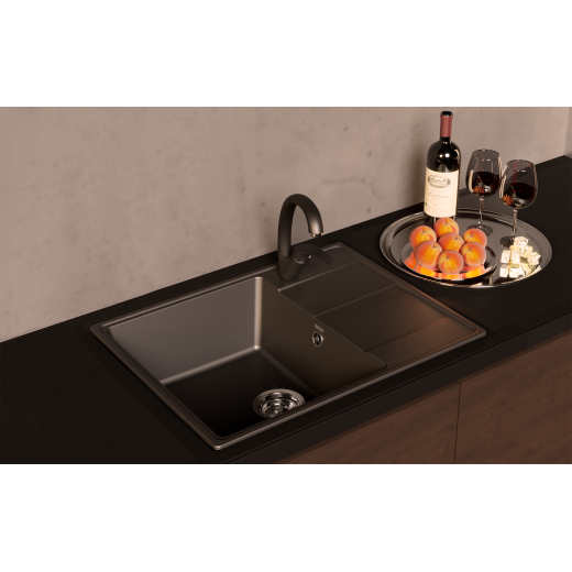 Мойка кухонная ULGRAN Quartz Prima 650-01, жасмин