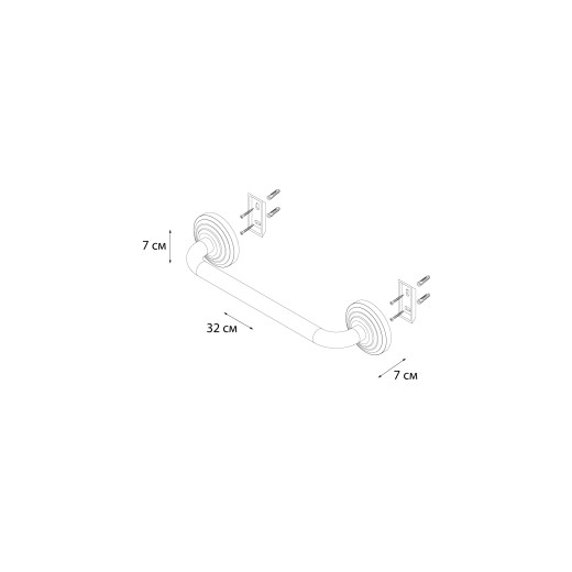 Fixsen RETRO FX-83817 Поручень для ванны