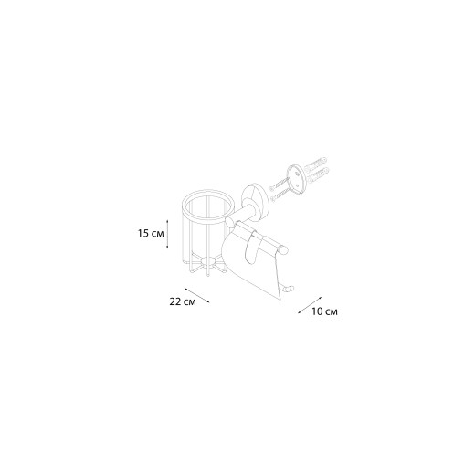Fixsen EUROPA FX-21809+10 Бумагодержатель + держ.дезодоранта