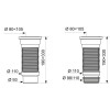 Труба для унитаза WIRQUIN гофрированная армированная L190-330 мм, D110 мм, PUSH-FIT
