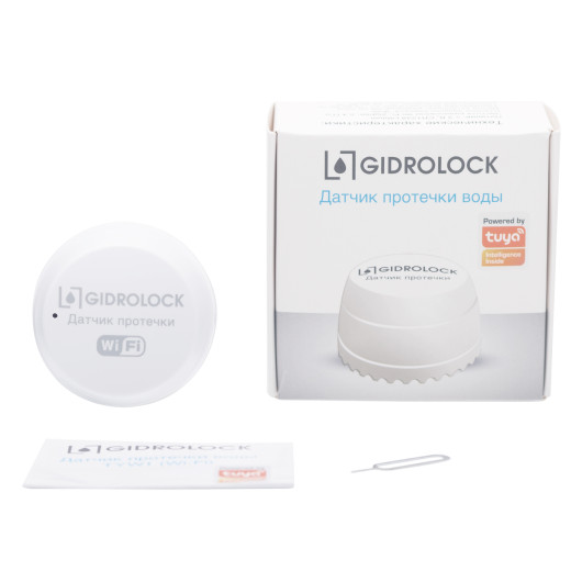 Датчик протечки воды GIDROLOCK  TYW1 Wi-Fi, Gidrolock 40800210