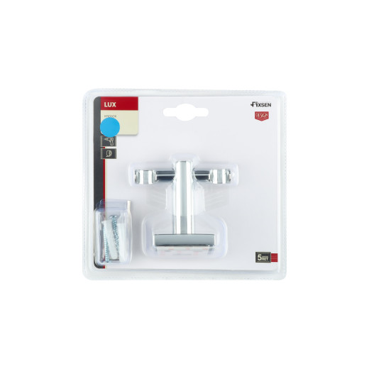Fixsen LUX CHROME FX-15005A Крючок двойной, хром