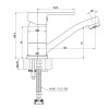 Смеситель Lemark Plus Grace LM1507С для умывальника с поворотным изливом
