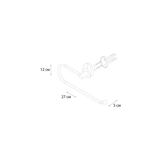 Fixsen EUROPA FX-21811A Полотенцедержатель кольцо
