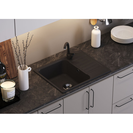 Мойка кухонная Polygran  Quartz Bond 600, Саванна, арт.856493