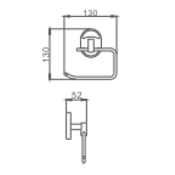 Бумагодержатель Haiba HB1903-3