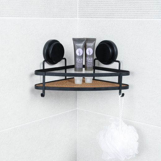 Fixsen MAGIC FX-920B-1 Полка угловая одноэтажная, черный