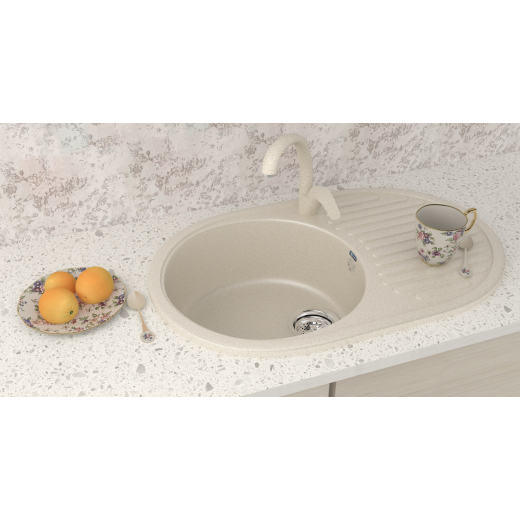 Мойка кухонная Ulgran U-107-328, бежевый