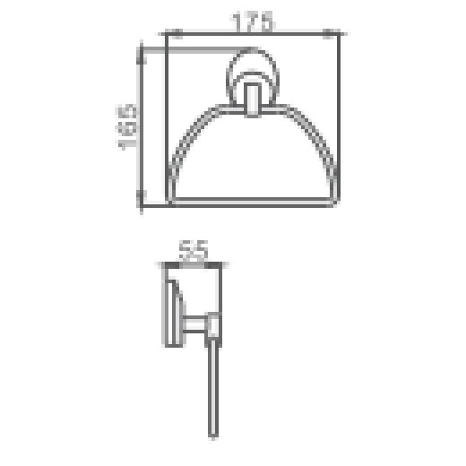 Полотенцедержатель Haiba HB1604-2