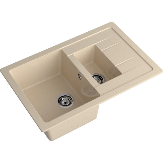 Мойка кухонная GranFest Quadro GF-Q775KL кашемир