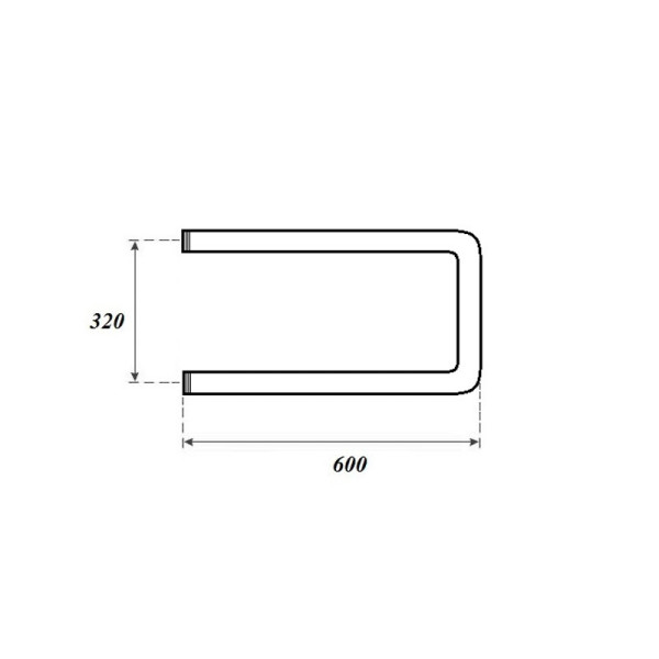 Полотенцесушитель водяной Point PN35336 320x600 П-образный (1"), хром