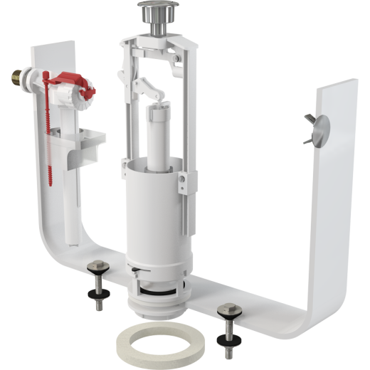 Выпускной комплект со стоп кнопкой, впускной механизм  А16  1/2 ,  арт.SA2000K 1/2" CHROM