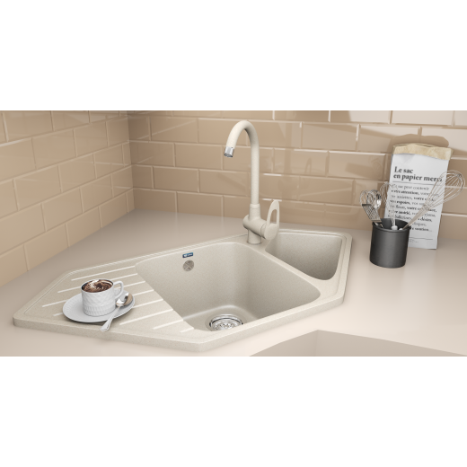 Мойка кухонная Ulgran U-409-302, песочный