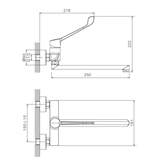 Смеситель для умывальника SPLENKA S08.21