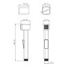 Комплект аксессуаров Lemark LM8089C для биде, хром