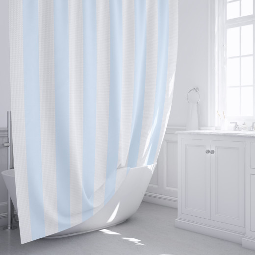 Fixsen VAFEL FX-5020C Штора для ванной, голубой