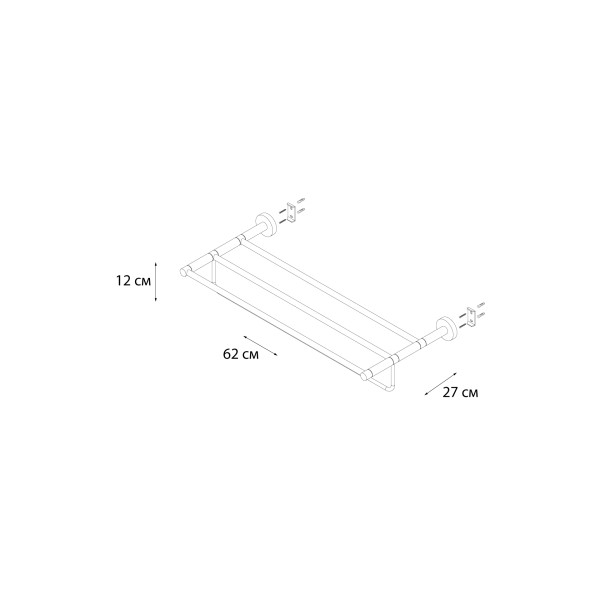 Fixsen MODERN FX-51515 Полка для полотенец