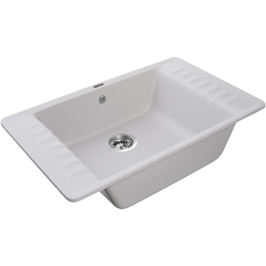 Мойка кухонная GranFest QUARZ GF-ZW-71 чаша+кр 760*480 (серый)