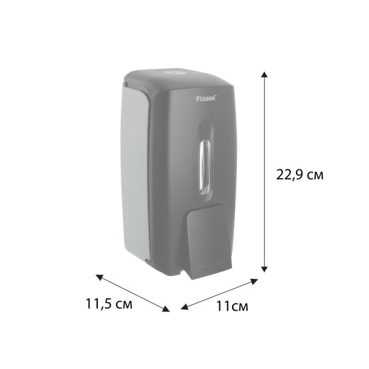 Fixsen HOTEL FX-31012K Дозатор для жидкого мыла настенный 825мл., пластик, черный
