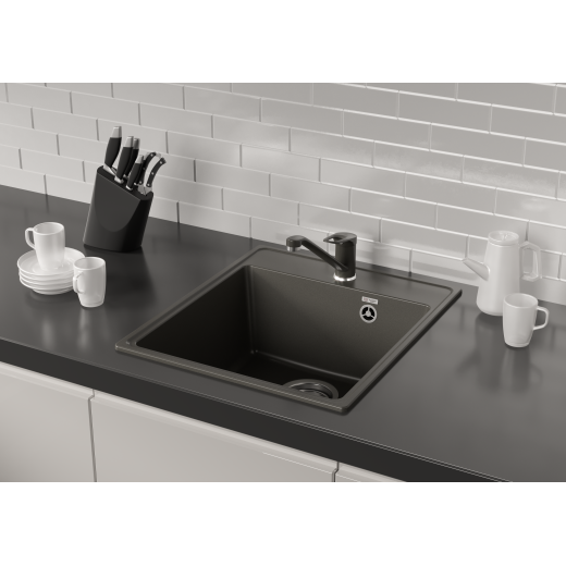 Смеситель для кухни ULGRAN Quartz UQ-004-06, трюфель