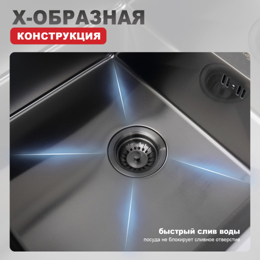 Мойка - профессиональная ручная работа RAGLO R700.5050.09