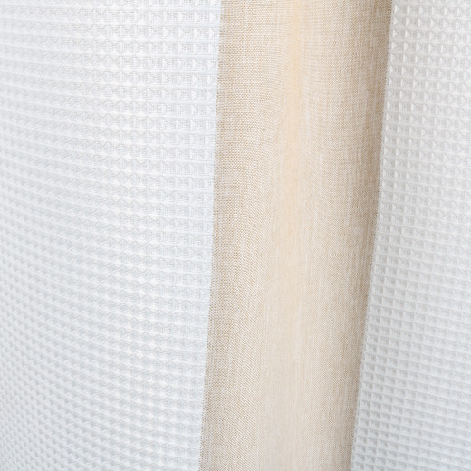 Fixsen VAFEL FX-5020A Штора для ванной, бежевый