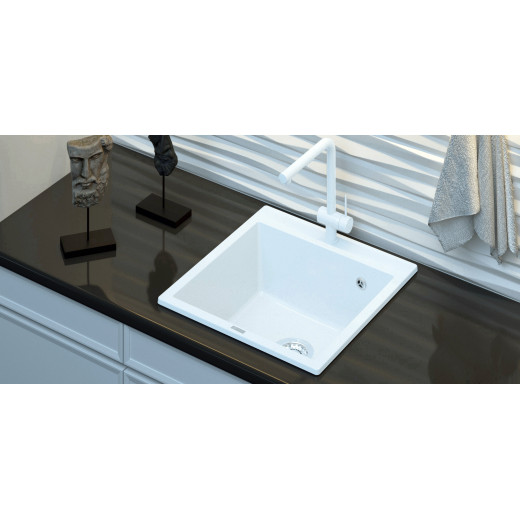 Мойка кухонная Point Арбель 51 белый