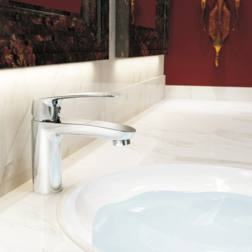 Смеситель для раковины HAIBA HB10183, латунь, хром
