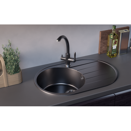 Мойка кухонная ULGRAN Quartz Nora 750-01, жасмин