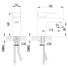 Смеситель Lemark Status LM4406C для раковины