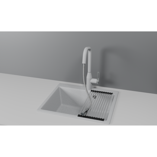 Смеситель Granula GR-8171 базальт с выдвижным изливом