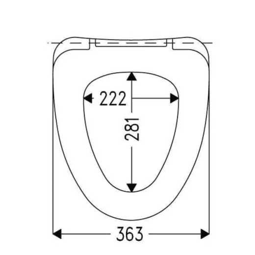 Сиденье HARO Арктик для унитазов дюропласт, м/крепл.